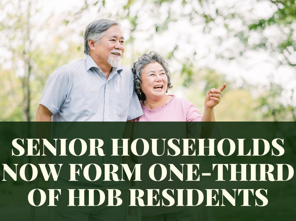 Senior Households Now Form One-Third of HDB Residents